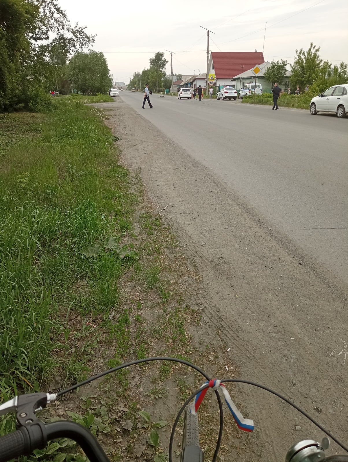 велосипедистка под колесами