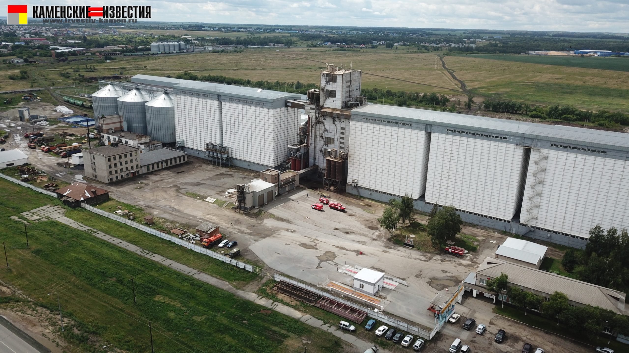 учения пожарных в Камне-на-Оби